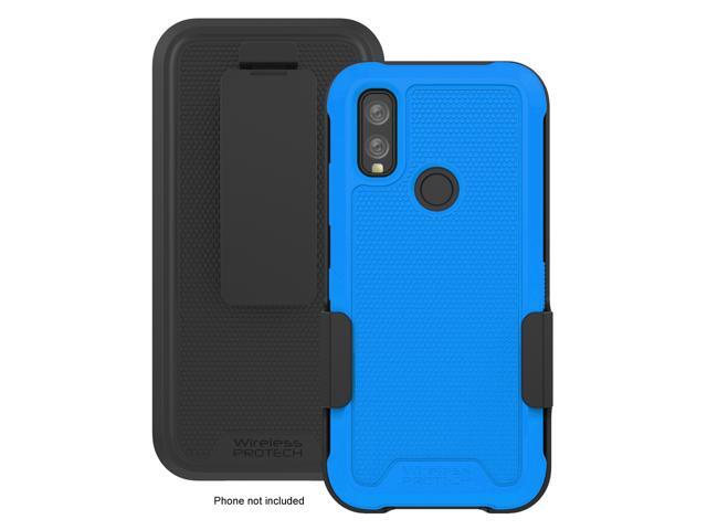 Kyocera DuraSport 5G C6930 Case and Holster Combo. Heavy Duty Rotating Belt Clip Holster and Rugged Flexible TPU Case Combo