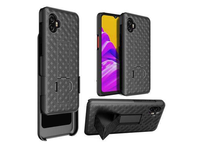 Samsung Galaxy XCover6 Pro 5G Slim Line Case with Kickstand and Belt Clip Holster Combo Includes Screen Protector by Wireless ProTech