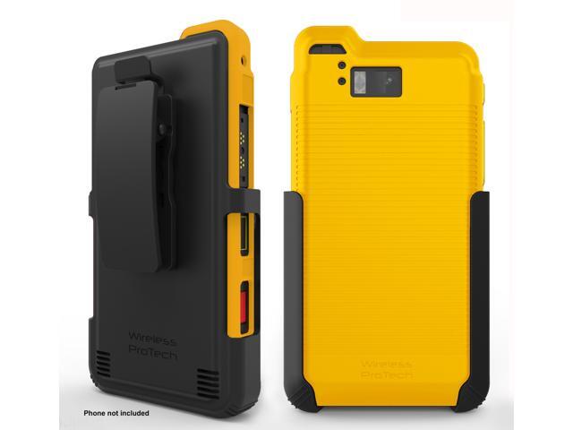 Sonim XP8 Case, Swivel Belt Clip Holster and Flex Skin TPU Shell Combo for phone model XP8800 by Wireless ProTECH
