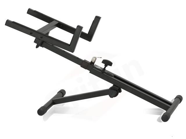 Guitar Combo Amplifier Stand by GRIFFIN PA Speaker Karaoke Monitor Holder Low Profile Pro-Audio Amp Tilt Back Mount Stand Adjustable Speaker...