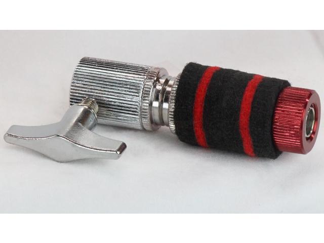 GRIFFIN Hi-Hat Clutch Mount Deluxe Version Alloy Metal Speed Threads Universal Holder to Fit Most Hi-Hat Cymbals, Rods & Hihat Stands Red...