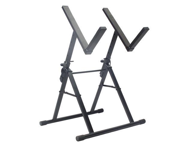 GRIFFIN Guitar Amplifier Stand (Stage-FramePRO Series) Low Profile Audio Amp Tilt Back Adjustment Combo PA Speaker Karaoke Monitor Holder ...