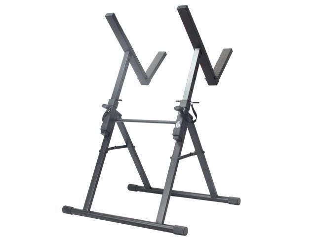 GRIFFIN Guitar Amplifier Stand (Stage-FramePRO Series) Low Profile Audio Amp Tilt Back Adjustment Combo PA Speaker Karaoke Monitor Holder ...