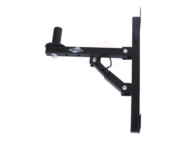 6-PACK PA Speaker Wall Mount Bracket Stands By GRIFFIN All Steel Pro-Audio Speaker 35mm Pole Holder Securing Locking Pin & 3 Horizontal Level...