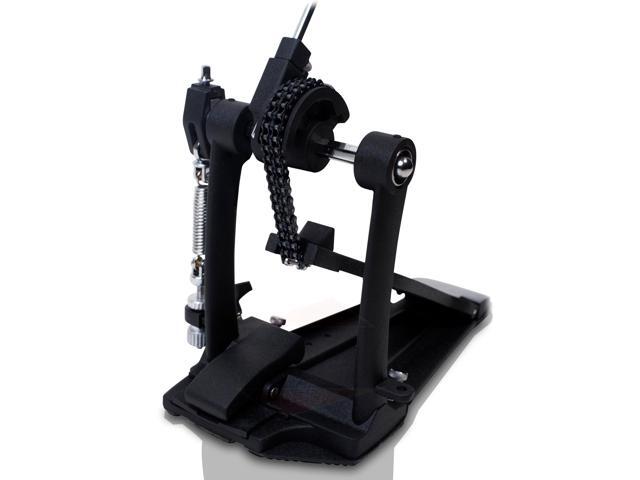 3 PACK GRIFFIN Drum Hardware Set - Kick Drum Pedal, Drummers Throne Seat & Straight Cymbal Stand Deluxe Chrome Slip-Proof Gear Holder Percussion...