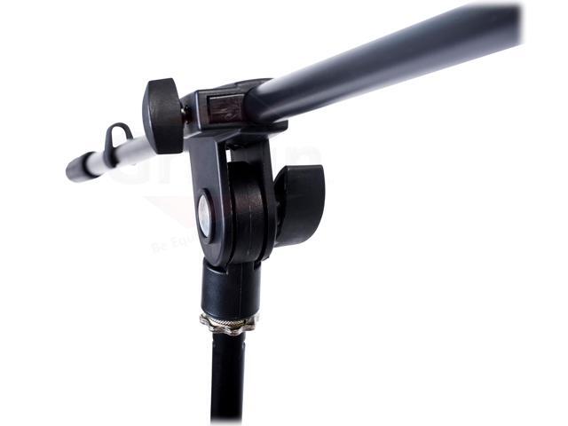Microphone Stand Studio Package by GRIFFIN Telescoping Boom Arm Mount & Tripod Holder Singing Handheld Vocal Microphone, 20FT XLR Mic Cable ...