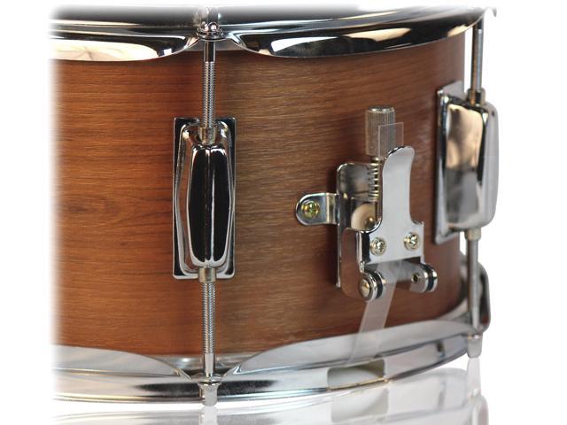 Popcorn Snare Drum by GRIFFIN Soprano Firecracker 10' x 6' Poplar Wood Shell with Hickory PVC Concert Percussion Musical Instrument with...
