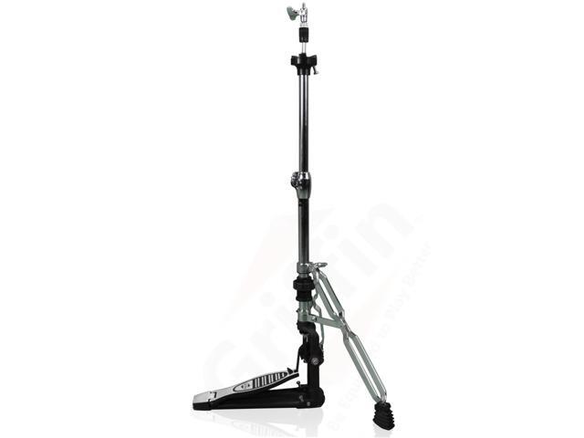 GRIFFIN Deluxe 2-Pack Drum Hardware Kit - Double Kick Drum Bass Pedal & 2-Legged Premium Hi-Hat Stand Quad Sided Beater Head Dual Chain Drive...