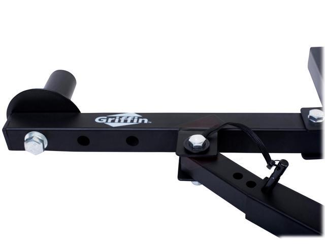 6-PACK PA Speaker Wall Mount Bracket Stands By GRIFFIN All Steel Pro-Audio Speaker 35mm Pole Holder Securing Locking Pin & 3 Horizontal Level...