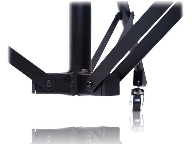 GRIFFIN Professional Studio Microphone Boom Stand with Casters Extended Height Recording Mic Holder Tripod on Wheels Tall Telescoping Arm Mount...