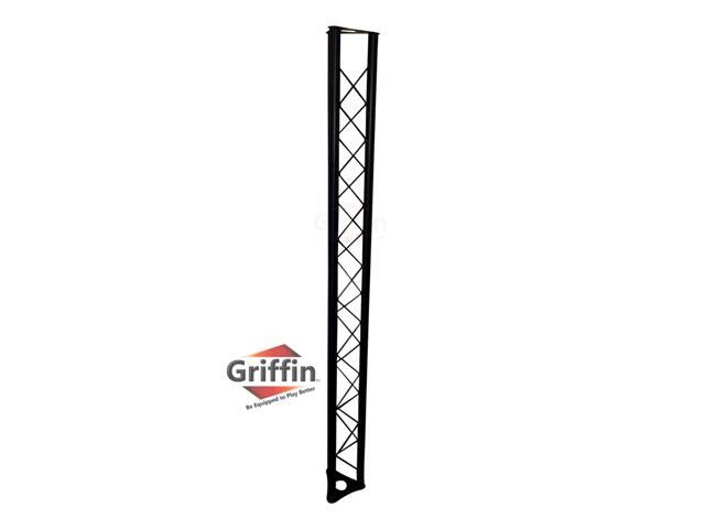 Triangle Truss Segment Extension by GRIFFIN 5Ft Extra Trussing Section for DJ Booth Lighting System Stand Mount Light Cans & Sound Effects for...