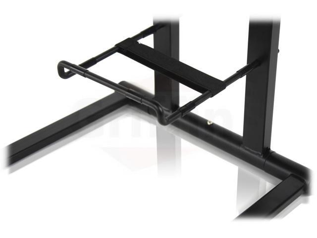 Folding DJ Laptop Stand with Sub-tray Shelf by FAT TOAD Pro Audio Computer Table Top Rack Stand Mount for iPads, Mixer Controller & Tablets ...