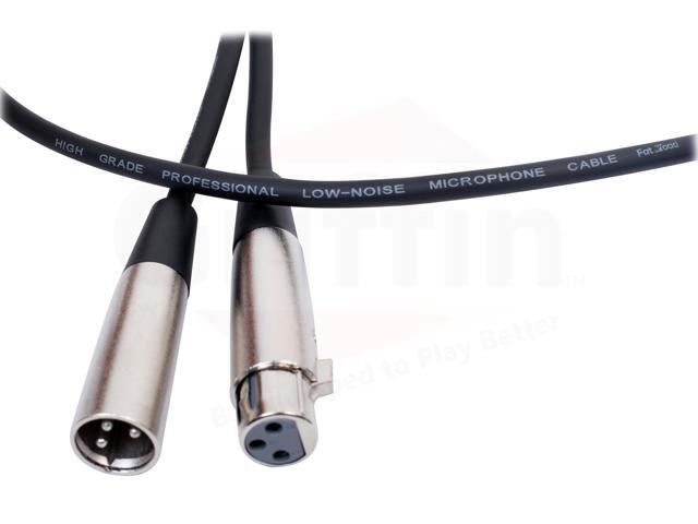 XLR Microphone Cables (6 Pack) by FAT TOAD 20ft Pro Audio Mic Cord Patch Extension with Lo-Z Connector 20 AWG Shielded Wire & Balanced for...