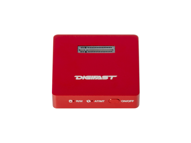 Digifast M.2 NVMe SSD Docking Base, USB3.2 GEN2 Type-C (10 Gbps), Lightweight, Portable Design - Red