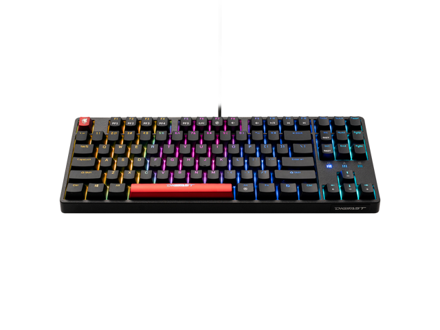 DIGIFAST Mechanical RGB Tenkeyless Gaming Chronus Series Keyboard with Cherry MX Switches - Red Axis