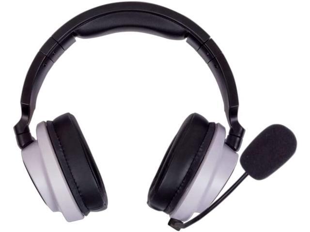 Digifast Orpheus White Gaming Headset, Noise-Canceling Adjustable Microphone, Remote Vol/Mic Control, Plug & Play, 50 mm driver