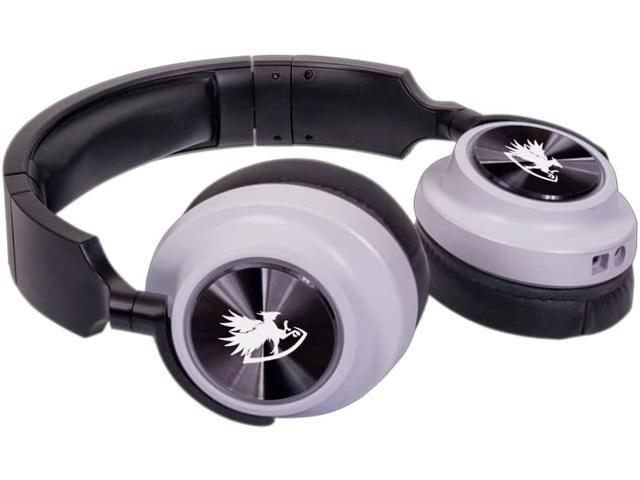 Digifast Orpheus White Gaming Headset, Noise-Canceling Adjustable Microphone, Remote Vol/Mic Control, Plug & Play, 50 mm driver