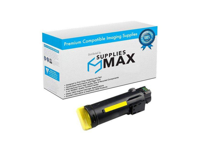 SuppliesMAX Remanufactured Replacement for Phaser 6510/WorkCentre 6515 Series Yellow Extra High Yield Toner Cartridge (4300 Page Yield) (106R03692)