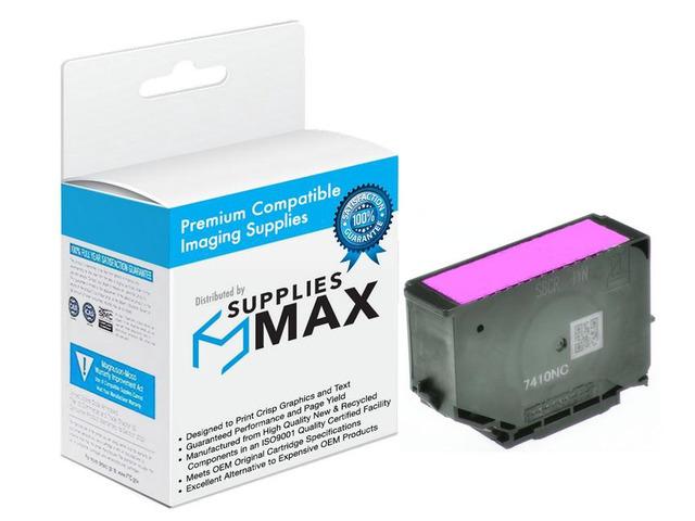 SuppliesMAX Remanufactured Replacement for Expression Photo XP-8500/XP-8505/XP-8600/XP-8605/XP-8606/XP-15000 Light Magenta High Yield Inkjet (830...