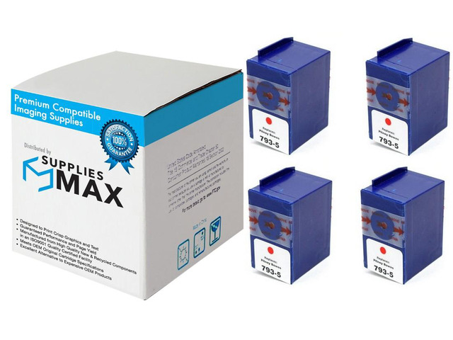 SuppliesMAX Compatible Replacement for Pitney-Bowes DM-90i/DM-100i/DM-110i/DM-125i/DM-150i/DM-160i/DM-200L/DM-220i/DM-225 Red Postage Meter Inkjet...