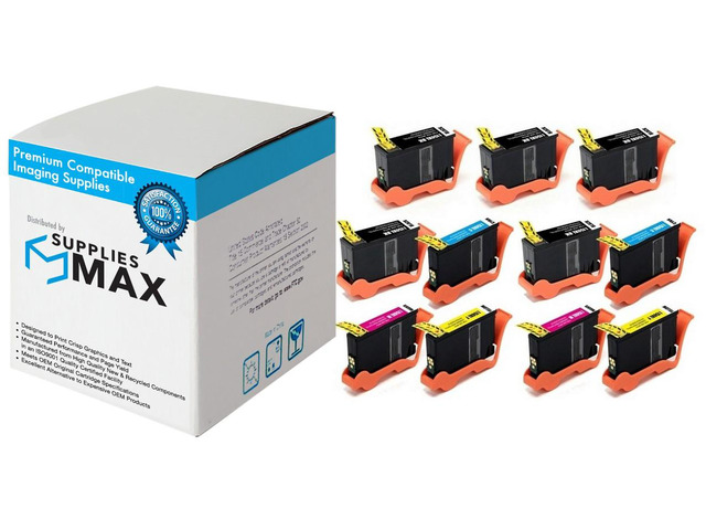 SuppliesMAX Compatible Replacement for Lexmark PRO 715/PRO 915/S315/S415/S515 High Yield Inkjet Combo Pack (5-BK/2-C/M/Y) (NO. 150XLA)...