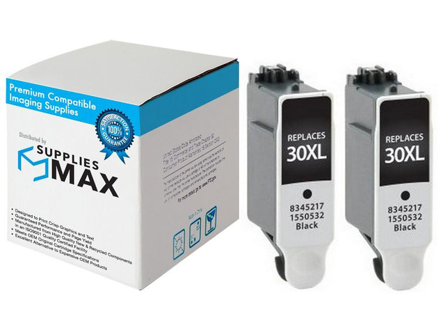 SuppliesMAX Compatible Replacement for Kodak ESP-1.2/ESP-3.2S/ESP-C110/ESP-C310/ESP-C315/ESP-2150/ESP-2170 Black High Yield Inkjet (2/PK-670 Page...