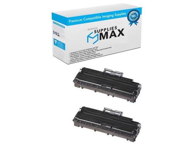SuppliesMAX Compatible Replacement for Lexmark E210 Toner Cartridge (2/PK-2000 Page Yield) (10S0150_2PK)
