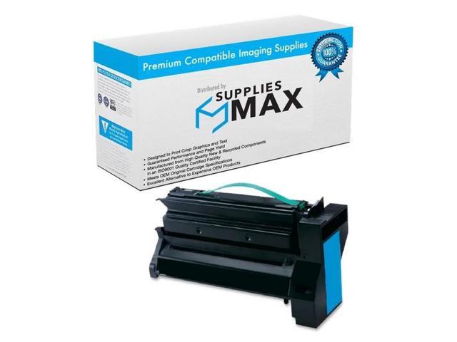 SuppliesMAX Compatible Replacement for Lexmark C780DN/C780DTN/C782DN/C782DTN/C782N/X780/X782E-MFP Cyan Extra High Yield Toner Cartridge (15000 Page...