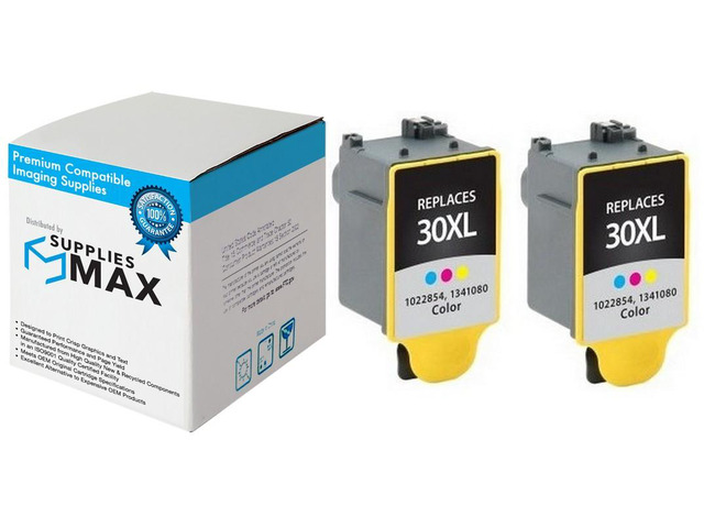 SuppliesMAX Compatible Replacement for Kodak ESP-1.2/ESP-3.2S/ESP-C110/ESP-C310/ESP-C315/ESP-2150/ESP-2170 Color High Yield Inkjet (2/PK-550 Page...