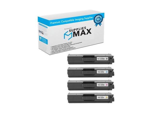 Compatible Brother DCP-L8410/HL-L8260/HL-L8360/MFC-L8610/MFC-L8690/MFC-L8900/MFC-L8905 Toner Cartridge Combo Pack (BK/C/M/Y) (TN-433-COMBO)