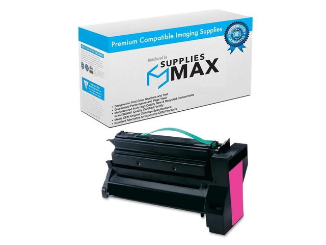 SuppliesMAX Compatible Replacement for Lexmark C770DN/C770DTN/C770N/C772DN/C772DTN/C772N/X772E-MFP Magenta High Yield Toner Cartridge (10000 Page...