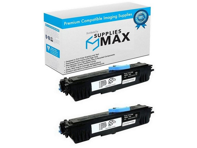 SuppliesMAX Compatible Replacement for Konica Minolta PagePro 1300W/PagePro 1350W/PagePro 1380MF/PagePro 1390MF Toner Cartridge (2/PK-6000 Page...