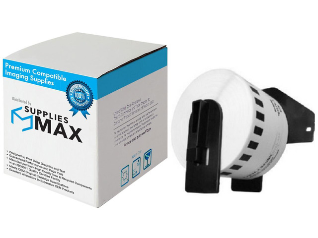 SuppliesMAX Compatible Replacement for Brother White Continuous Length Paper Tap