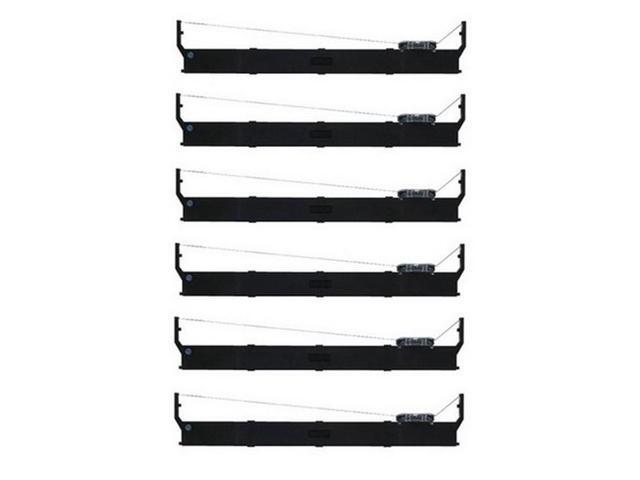 SuppliesMAX Compatible Replacement for Lexmark 4227/4227 Plus Formsprinter Series Black Printer Ribbons (6/PK) (011070)