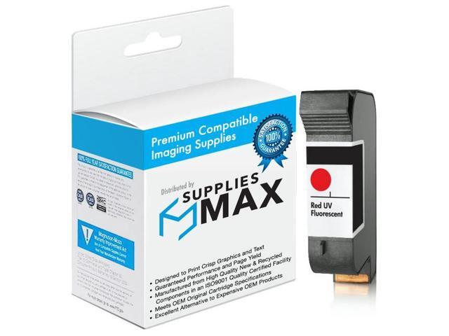 SuppliesMAX Remanufactured Replacement for NeoPost IJ-105 Fluorescent Red Postage Meter Inkjet (810032H)