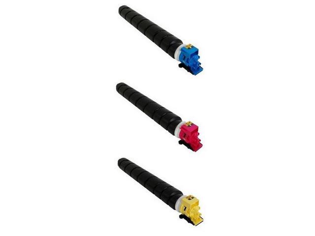 SuppliesMAX Compatible Replacement for Kyocera Mita TASKalfa 3552ci/3553ci/4052ci/4053ci Toner Cartridge Combo Pack (C/M/Y) (1T02RMCCMY)