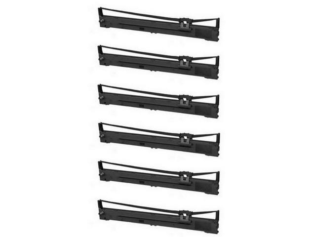SuppliesMAX Compatible Replacement for FX-2190/FX-2190N/LQ-2090 Series Black Printer Ribbons (6/PK) (85600)