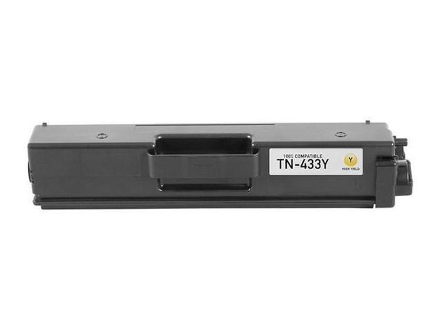 SuppliesMAX Compatible Replacement for PrintMaster TN7893 Yellow High Yield Toner Cartridge (4000 Page Yield) - Equivalent to Brother TN-433Y /...