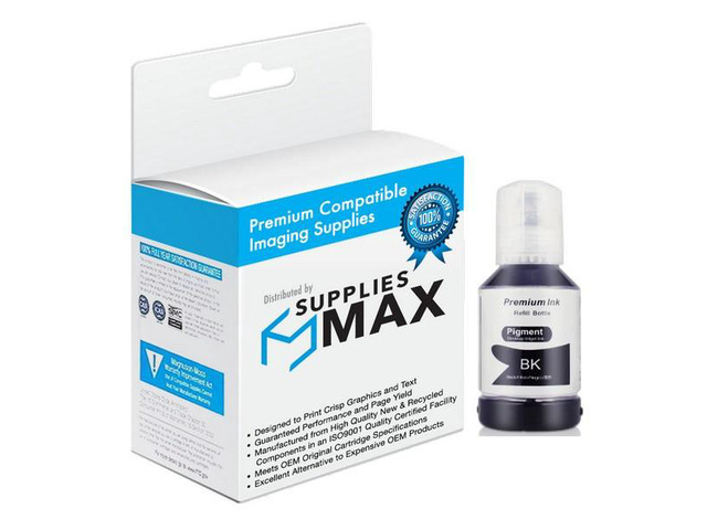 SuppliesMAX Compatible Replacement for Expression Eco-Tank ET-7700/ET-7750 Black