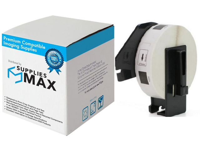 SuppliesMAX Compatible Replacement for Brother White Die-Cut Multi-Purpose/Retur