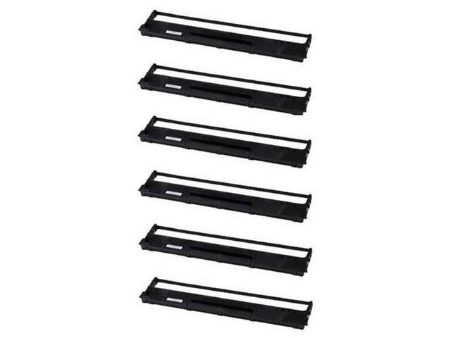 SuppliesMAX Compatible Replacement for TallyGenicom Dascom 2600/DS-2600 Black Printer Ribbons (6/PK) (099061L)