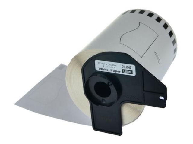 SuppliesMAX Compatible Replacement for Brother White Continuous Length Paper Label Tape (4in. X 100Ft./101mm x 30.4m) (DK-2243)