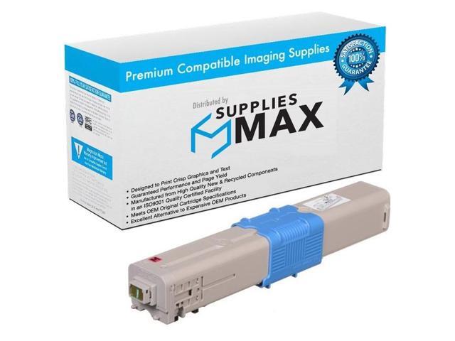 SuppliesMAX Compatible Replacement for Okidata C332dn/C332dnw/MC-363dn/MC-363dnw Magenta Toner Cartridge (3000 Page Yield) (46508702)