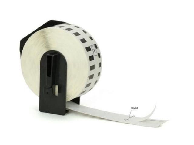 SuppliesMAX Compatible Replacement for Brother White Continuous Length Paper Label Tape (.47in X 100Ft./12mm x 30.4m) (DK-2214)