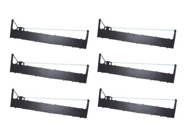 SuppliesMAX Compatible Replacement for TallyGenicom 3800/3810/3820/3830/3840/3930/3940/3944 Black Printer Ribbons (6/PK) (GCM3A0100B02)