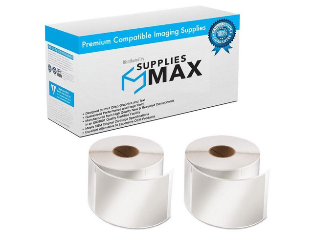 SuppliesMAX Compatible Replacement for Dymo White Standard Shipping Labels (2.1in x 4in) (2/PK-220 Labels) (30323_2PK)