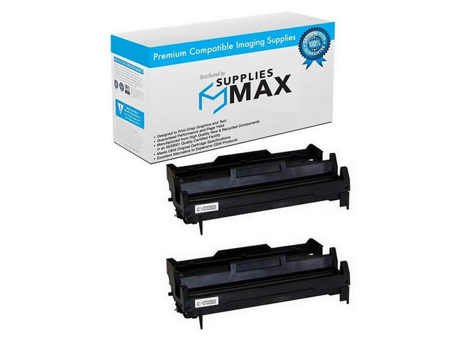 SuppliesMAX Compatible Replacement for Okidata B4400/B4400n/B4550/B4550n/B4600/B4600n/B4600n-MFP/B4600n-PS Series Imaging Drum Unit (2/PK-25000...