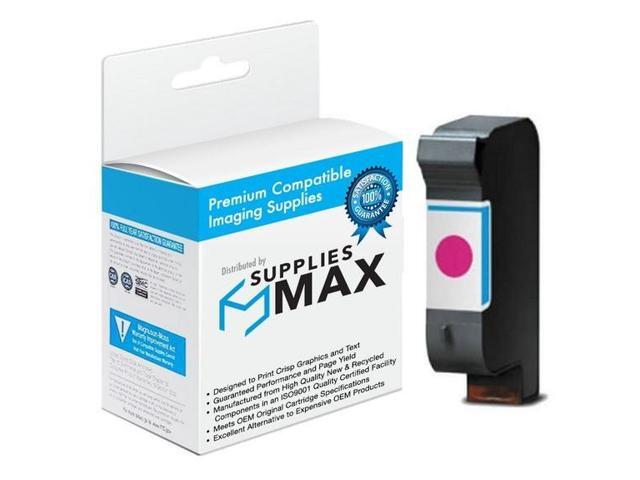 SuppliesMAX Compatible Replacement for HP DesignJet 330DE/350C/450C/455C/488CA/750C/755CM Magenta Inkjet (365 Page Yield) (NO. 44) (51644M)