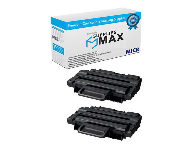 SuppliesMAX Compatible MICR Replacement for Phaser 3250D/Phaser 3250DN High Yield Toner Cartridge (2/PK-5000 Page Yield) (106R01374_2PK)