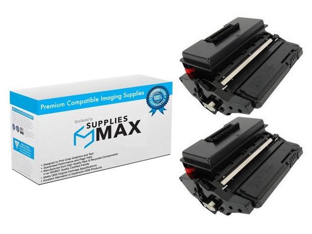 SuppliesMAX Compatible Replacement for Ricoh Aficio SP-5100N Toner Cartridge (2/PK-20000 Page Yield) (TYPE SP5100A) (402877_2PK)